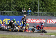 Sgrace/maranello kart and marco  zanchetta are the protagonists in genk, even though they miss the kz2 european title.