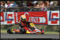 Massimo dante con sgrace/maranello kart a siena si conferma in testa alla classifica kz2 del campionato italiano.