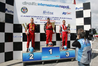 The  driver from sudtirol on a  maranello rs10 chassis was among the fastest drivers in kz2. dante placed second in race 1 and fourth in race 2 and he now occupies the second place in the championship. good performance also for nicola gnudi and matti