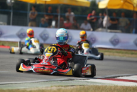 Maranello kart/sgrace on the podium  of the italian championship prodriver
