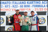 Dante con maranello kart a val vibrata doppio podio e leader del campionato italiano