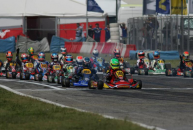 In the third round of the wsk euro series, marco zanchetta achieves another terrific