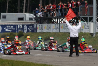 Sgrace/maranello kart and marco  zanchetta are the protagonists in genk, even though they miss the kz2 european title.