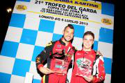 Sgrace/maranello kart on the podium in lonato's “night”
