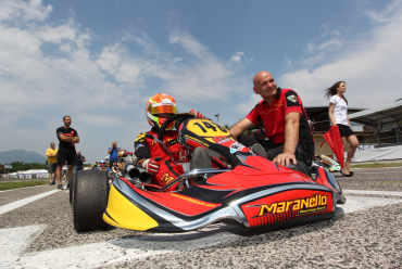 I piloti sgrace/maranello kart autori di grandi battaglie nel campionato italiano di sarno 