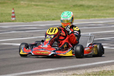Maranello kart sul podio di sarno con zanchetta e pastacaldi