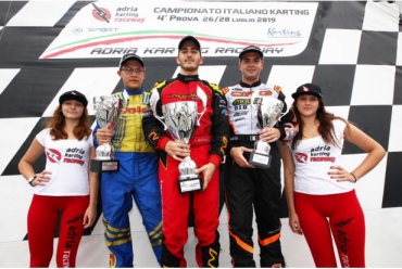 Successo di maranello kart con iacovacci ad adria nel campionato italiano aci karting